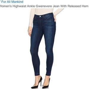 7 for all mankind high waist ankle Gwenevere jeans